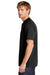 Ogio OG148 Mens Evolution Moisture Wicking Short Sleeve Henley T-Shirt Blacktop Model Side