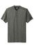 Ogio OG148 Mens Evolution Moisture Wicking Short Sleeve Henley T-Shirt Tarmac Grey Flat Front