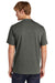 Ogio OG148 Mens Evolution Moisture Wicking Short Sleeve Henley T-Shirt Tarmac Grey Model Back
