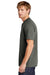 Ogio OG148 Mens Evolution Moisture Wicking Short Sleeve Henley T-Shirt Tarmac Grey Model Side