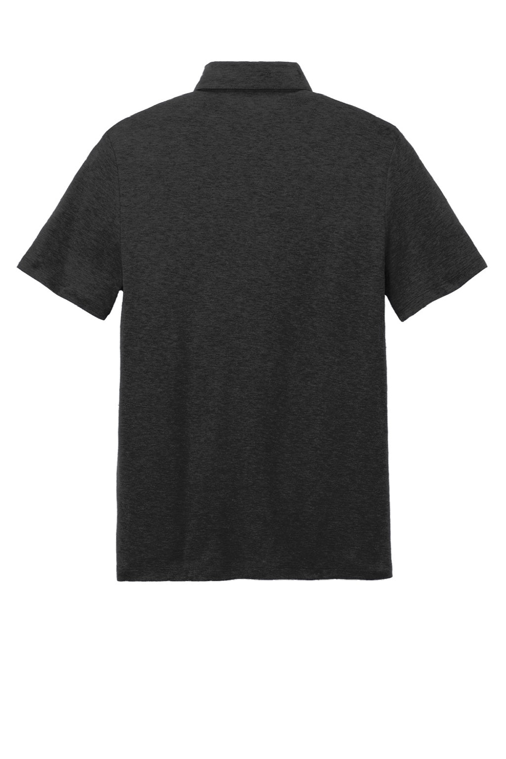 Ogio OG150 Mens Command Short Sleeve Polo Shirt Blacktop Flat Back