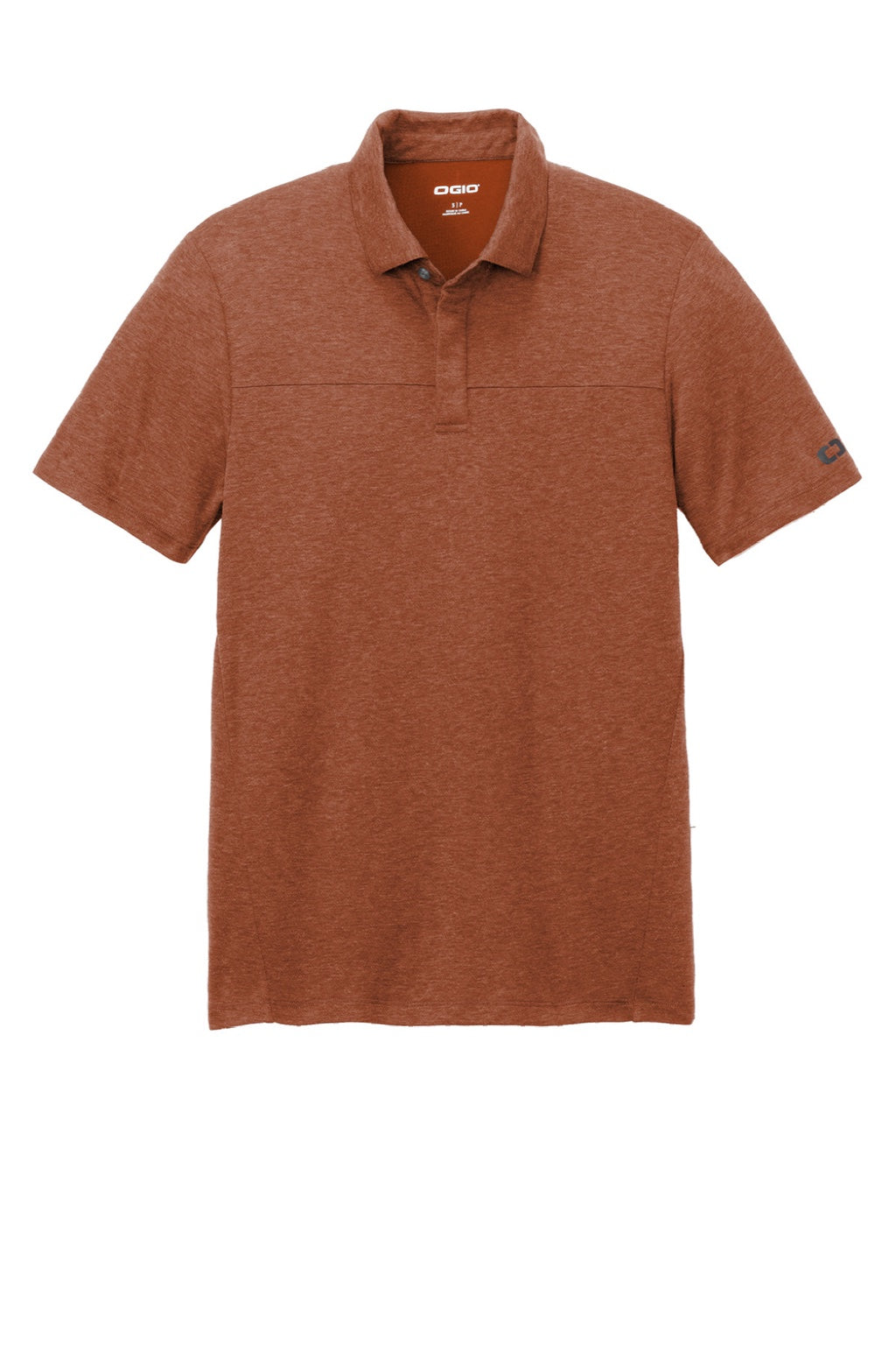 Ogio OG150 Mens Command Short Sleeve Polo Shirt Deep Rust Flat Front