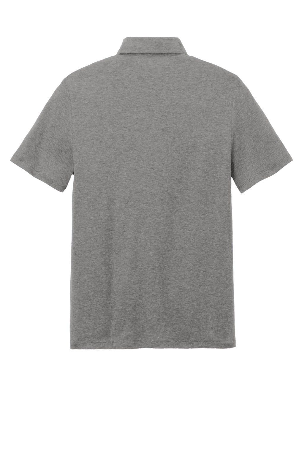 Ogio OG150 Mens Command Short Sleeve Polo Shirt Gear Grey Flat Back