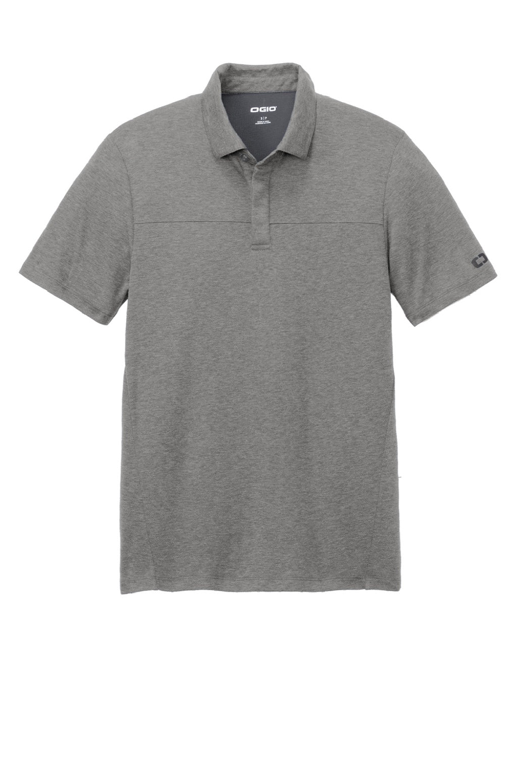 Ogio OG150 Mens Command Short Sleeve Polo Shirt Gear Grey Flat Front