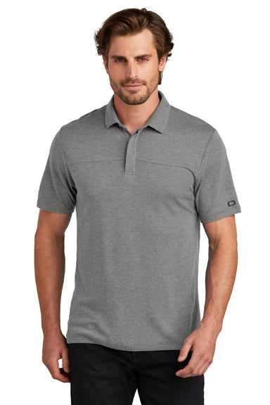 Ogio OG150 Mens Command Short Sleeve Polo Shirt Gear Grey Model Front