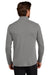 Ogio OG151 Mens Command 1/4 Snap Long Sleeve Sweater Gear Grey Model Back
