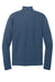Ogio OG151 Mens Command 1/4 Snap Long Sleeve Sweater Spar Blue Flat Back