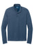 Ogio OG151 Mens Command 1/4 Snap Long Sleeve Sweater Spar Blue Flat Front