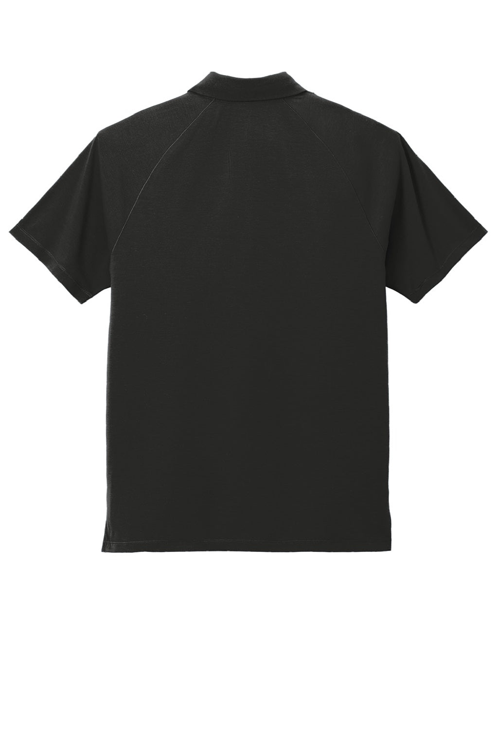 Ogio OG152 Mens Motion Moisture Wicking Short Sleeve Polo Shirt Blacktop Flat Back