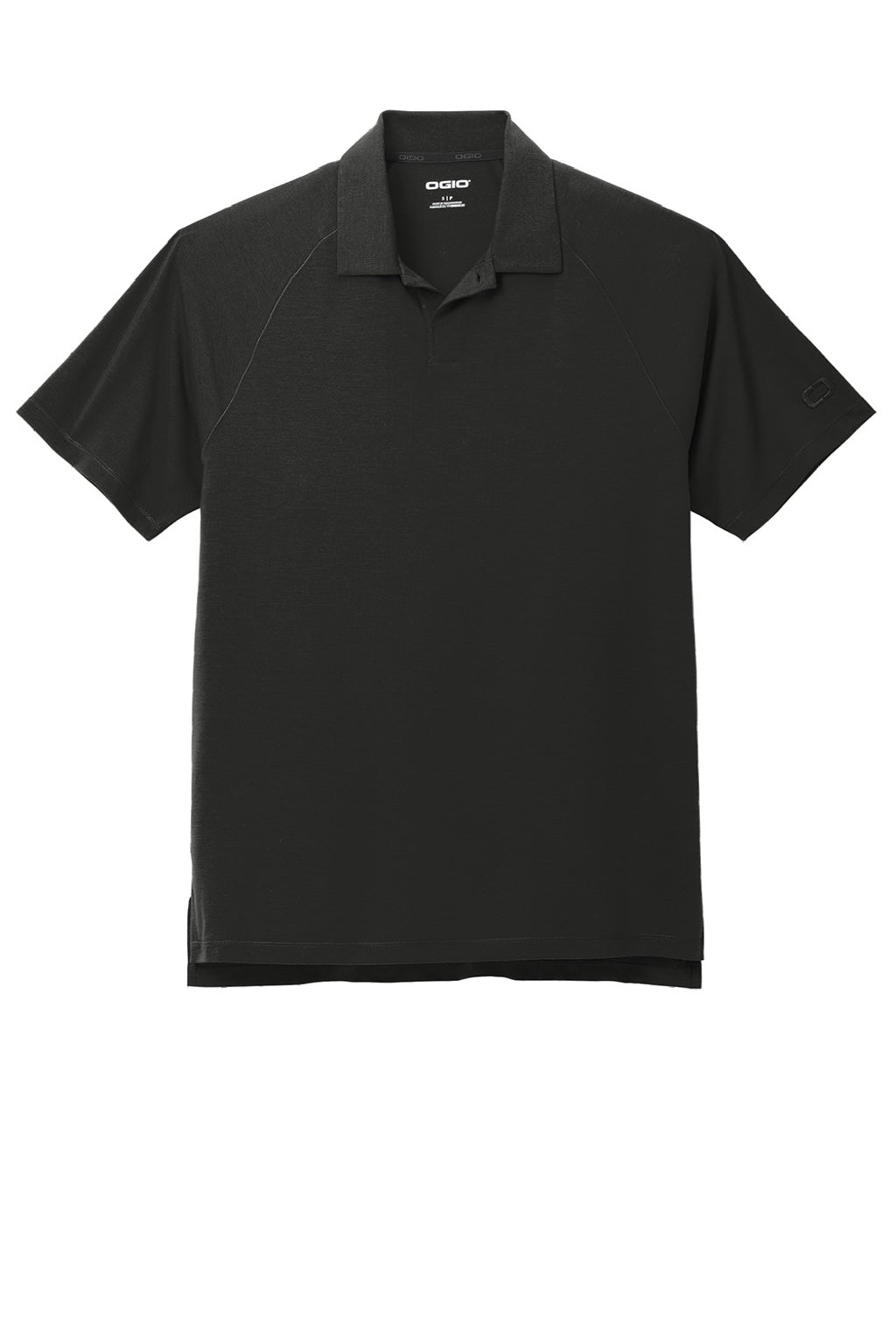 Ogio OG152 Mens Motion Moisture Wicking Short Sleeve Polo Shirt Blacktop Flat Front