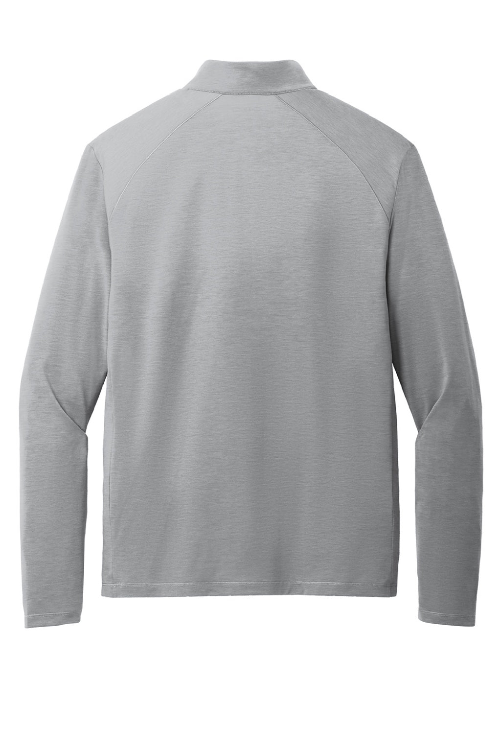 Ogio OG153 Mens Motion Moisture Wicking 1/4 Zip Sweatshirt w/ Pocket Greystone Flat Back