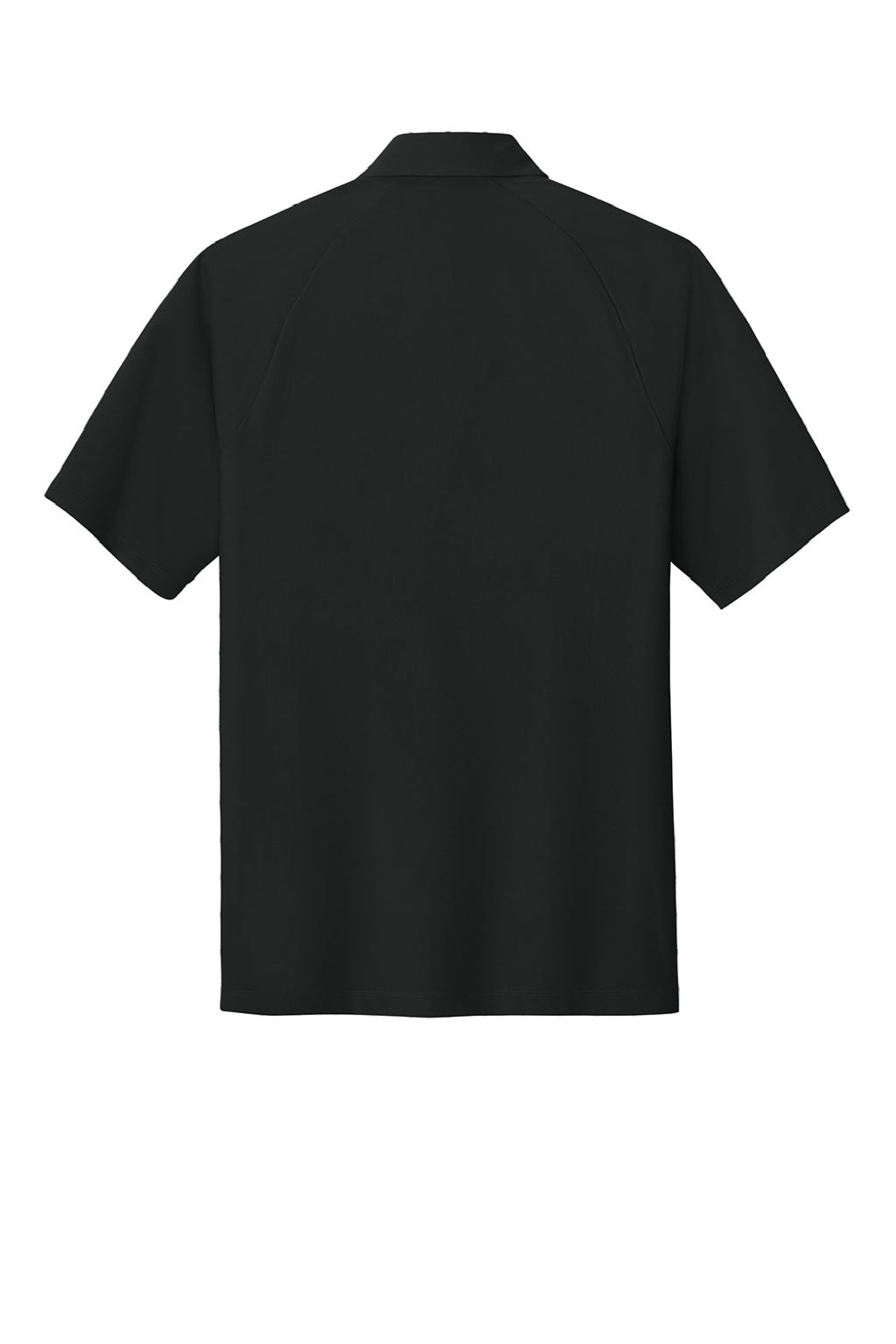 Ogio OG154 Mens Envision Moisture Wicking Short Sleeve Polo Shirt Blacktop Flat Back