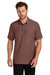Ogio OG154 Mens Envision Moisture Wicking Short Sleeve Polo Shirt Deep Rose Model Front