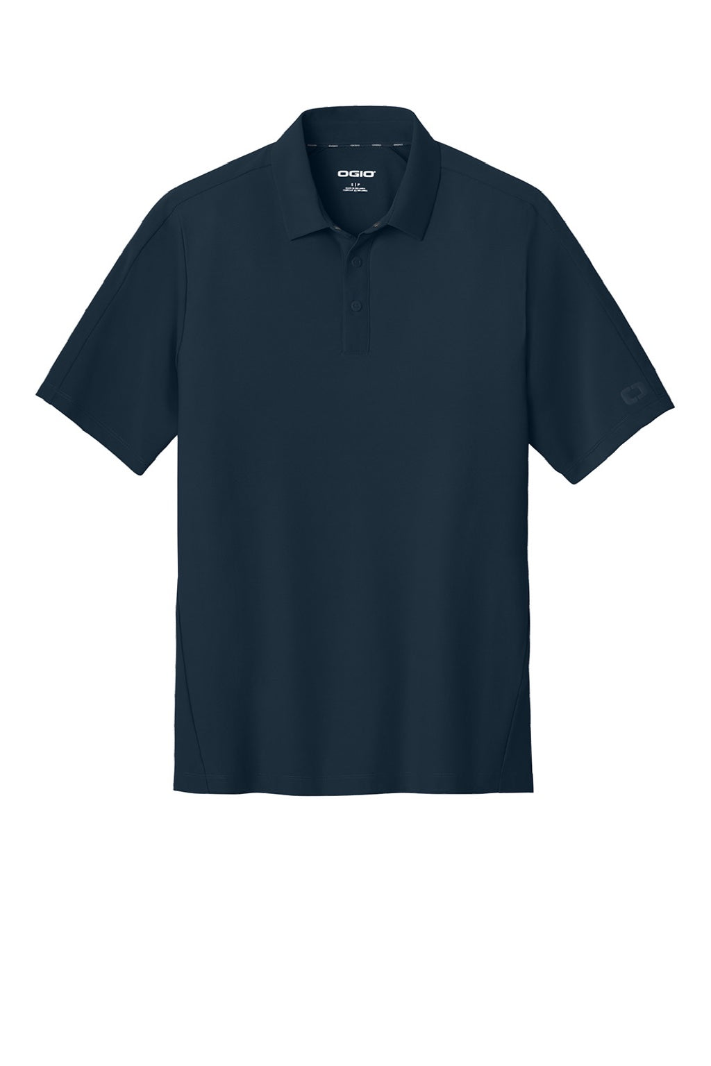Ogio OG154 Mens Envision Moisture Wicking Short Sleeve Polo Shirt River Navy Blue Flat Front