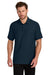 Ogio OG154 Mens Envision Moisture Wicking Short Sleeve Polo Shirt River Navy Blue Model Front