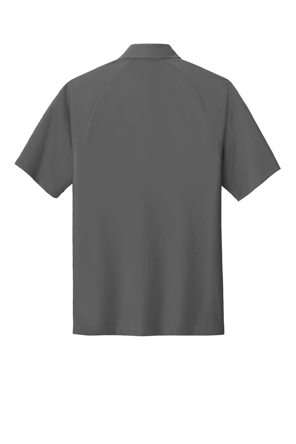 Ogio OG154 Mens Envision Moisture Wicking Short Sleeve Polo Shirt Rogue Grey Flat Back