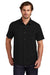 Ogio OG160 Mens Extend Short Sleeve Button Down Shirt w/ Pocket Blacktop Model Front