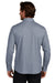 Ogio OG161 Mens Extend Long Sleeve Button Down Shirt w/ Pocket Heather Deep Blue Model Back