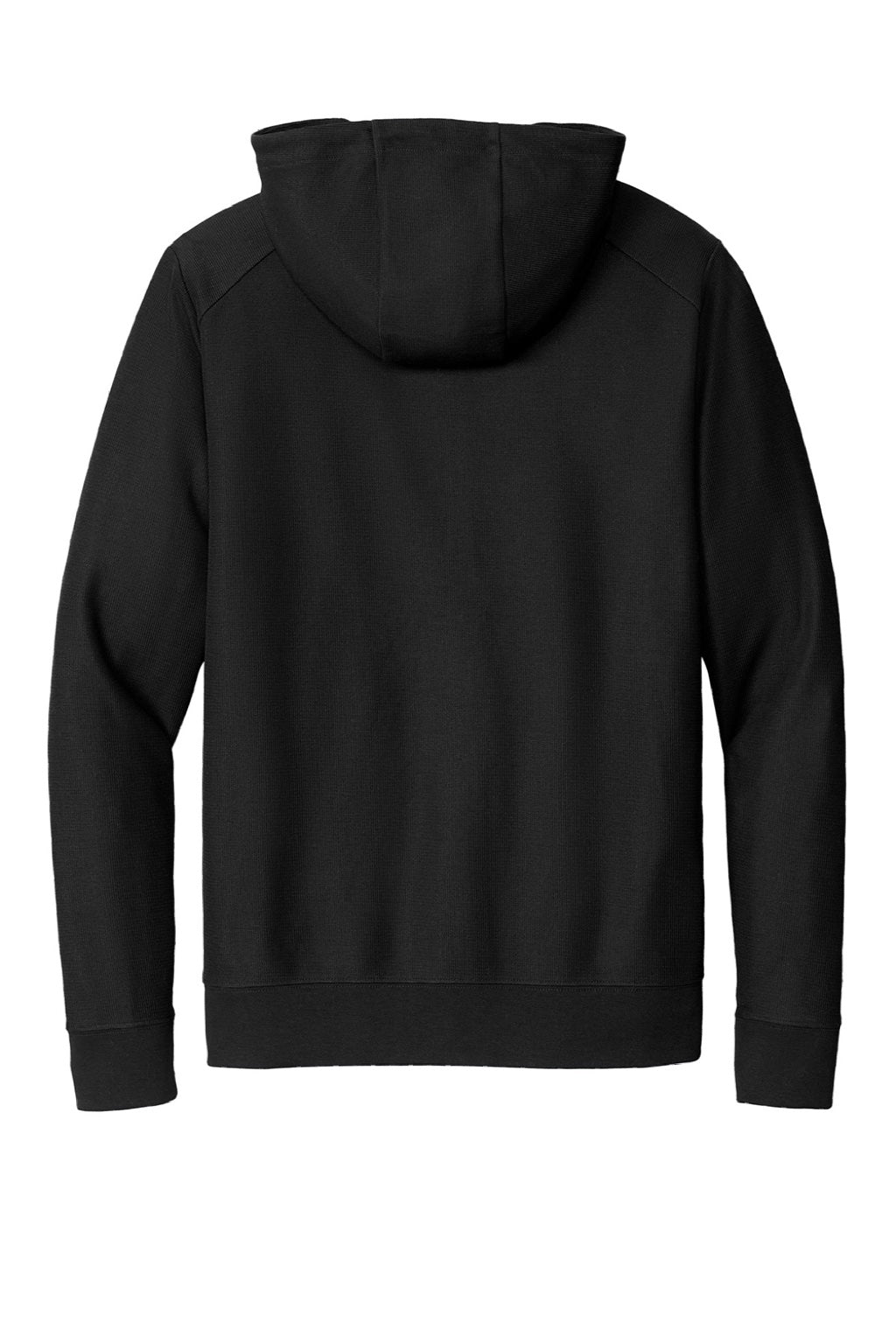 Ogio OG162 Mens Revive Full Zip Hooded Sweatshirt Hoodie w/ Pockets Blacktop Flat Back