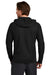 Ogio OG162 Mens Revive Full Zip Hooded Sweatshirt Hoodie w/ Pockets Blacktop Model Back
