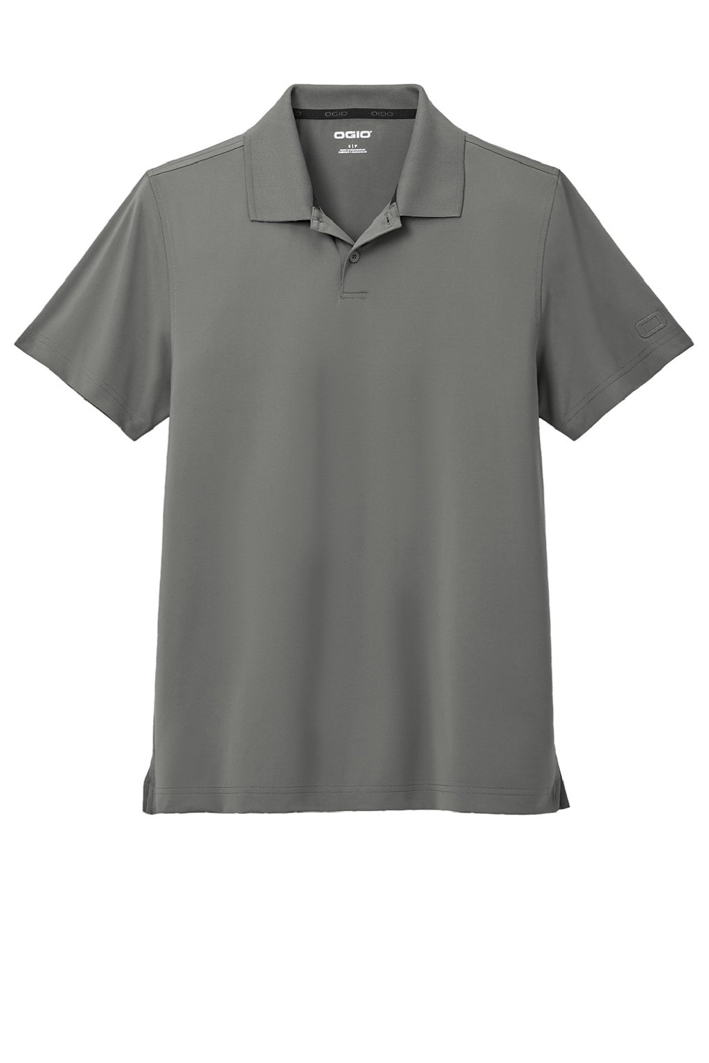 Ogio OG170 Mens Regain Moisture Wicking Short Sleeve Polo Shirt Petrol Grey Flat Front