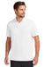Ogio OG170 Mens Regain Moisture Wicking Short Sleeve Polo Shirt White Model Front
