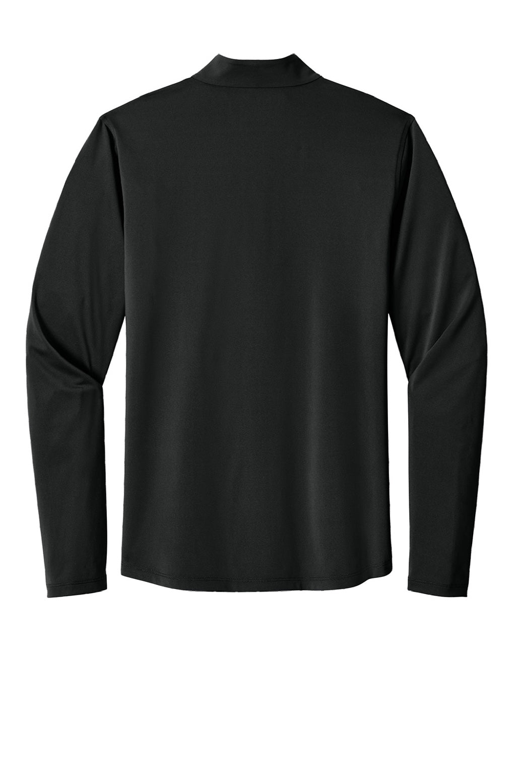 Ogio OG172 Mens Regain 1/4 Zip Sweatshirt Blacktop Flat Back