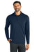 Ogio OG172 Mens Regain 1/4 Zip Sweatshirt River Navy Blue Model Front