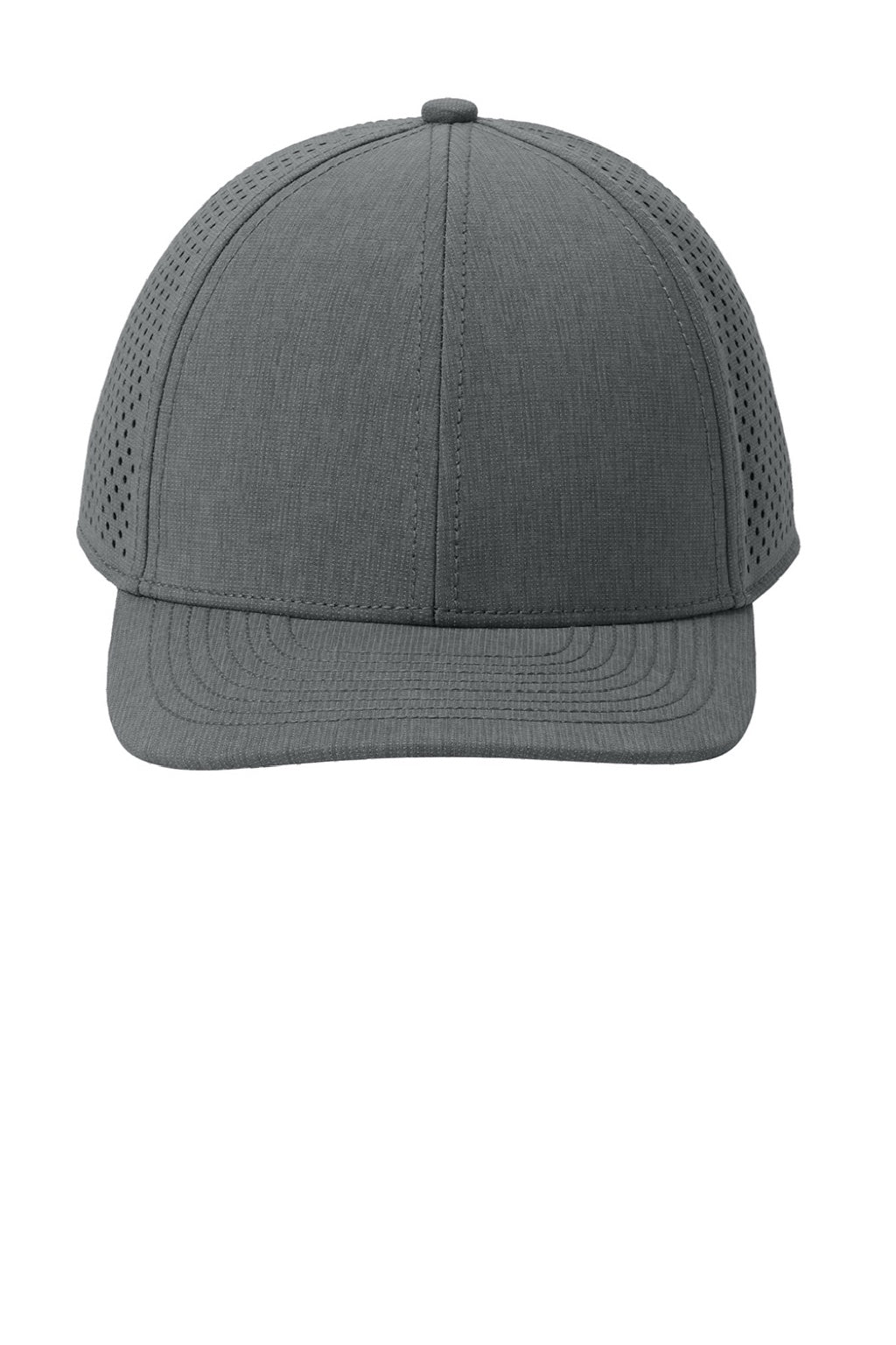 Ogio Hats OG604 Mens Performance Hat Heather Gear Grey Flat Front
