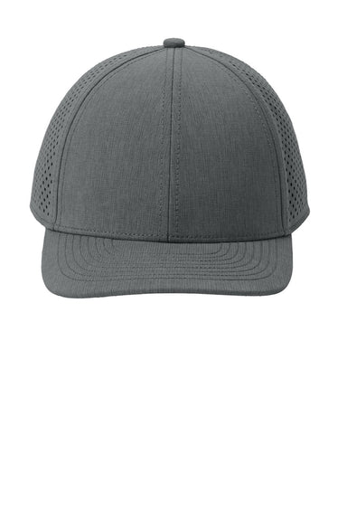 Ogio Hats OG604 Mens Performance Hat Heather Gear Grey Flat Front