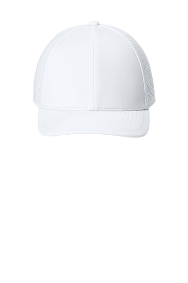 Ogio Hats OG604 Mens Performance Hat White Flat Front