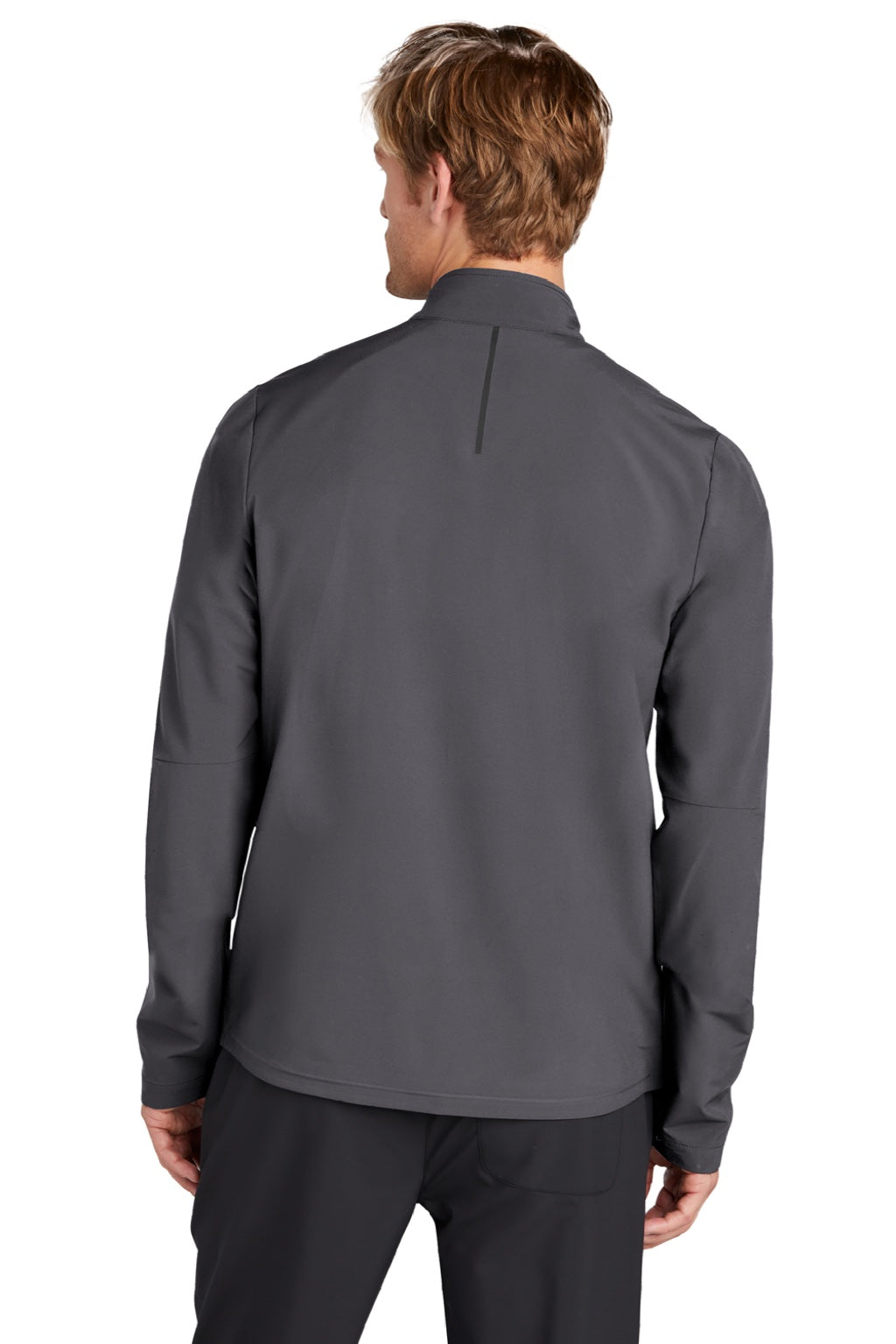 Ogio OG706 Mens Connection Water Resistant Full Zip Jacket Tarmac Grey Model Back