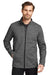 Ogio OG727 Mens Grit Full Zip Fleece Jacket Heather Diesel Grey Model Front