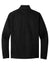 Ogio OG729 Mens Grit Fleece 1/4 Zip Sweatshirt Blacktop Flat Back