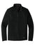 Ogio OG729 Mens Grit Fleece 1/4 Zip Sweatshirt Blacktop Flat Front