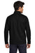 Ogio OG729 Mens Grit Fleece 1/4 Zip Sweatshirt Blacktop Model Back