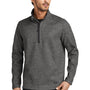 Ogio Mens Grit Fleece 1/4 Zip Sweatshirt - Heather Diesel Grey