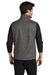 Ogio OG730 Mens Grit Fleece Full Zip Vest Heather Diesel Grey Model Back