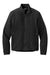 Ogio OG740 Mens Kinetic Full Zip Soft Shell Jacket Blacktop Flat Front
