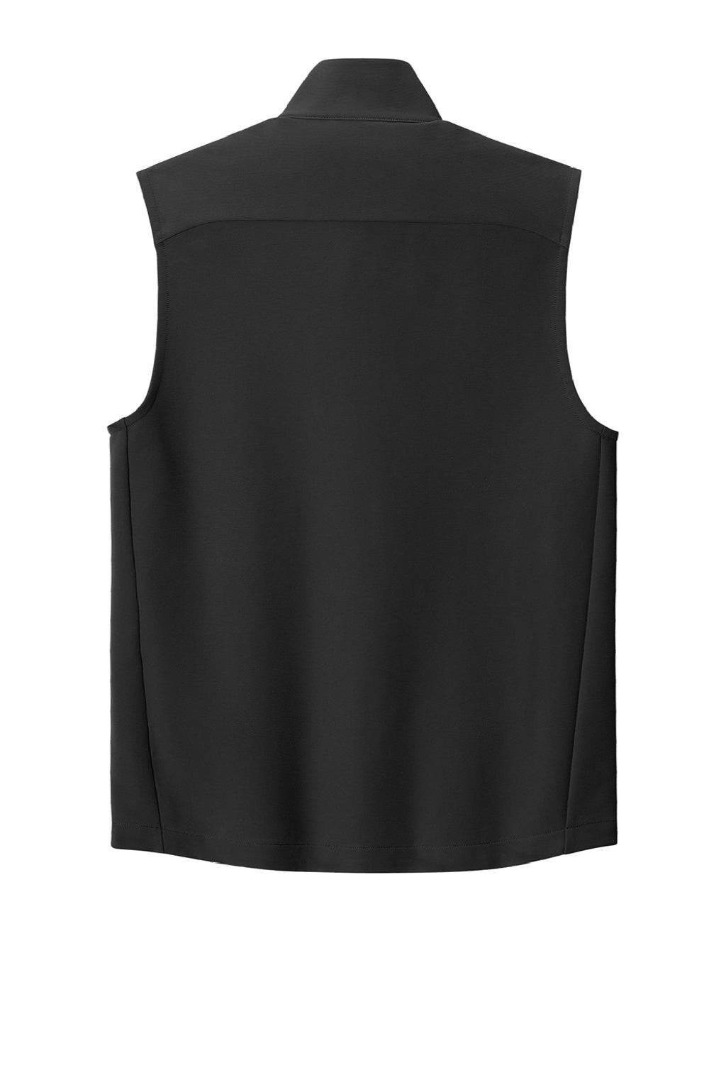 Ogio OG741 Mens Kinetic Full Zip Soft Shell Vest Blacktop Flat Back