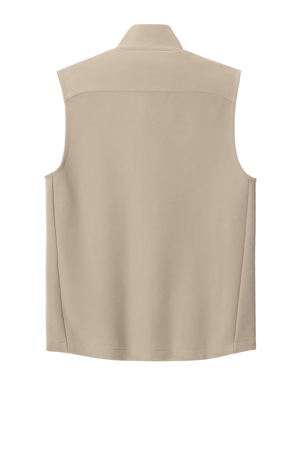 Ogio OG741 Mens Kinetic Full Zip Soft Shell Vest Sahara Flat Back