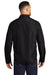 Ogio OG754 Mens Water Resistant Reverse Button Down Shirt Jacket Blacktop Model Back