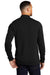Ogio OG813 Mens Luuma Fleece 1/4 Zip Sweatshirt Blacktop Model Back