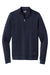 Ogio OG813 Mens Luuma Fleece 1/4 Zip Sweatshirt River Navy Blue Flat Front