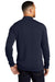 Ogio OG813 Mens Luuma Fleece 1/4 Zip Sweatshirt River Navy Blue Model Back