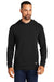 Ogio OG814 Mens Luuma Hooded Sweatshirt Hoodie w/ Pockets Blacktop Model Front
