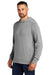 Ogio OG814 Mens Luuma Hooded Sweatshirt Hoodie w/ Pockets Heather Petrol Grey Model 3q