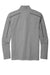 Ogio OG821 Mens Transition Fleece 1/4 Zip Sweatshirt Heather Petrol Grey Flat Back