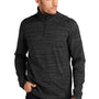 Ogio Mens Flux 1/4 Zip Sweatshirt w/ Pockets - Heather Blacktop