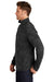 Ogio OG823 Mens Flux 1/4 Zip Sweatshirt w/ Pockets Heather Blacktop Model Side